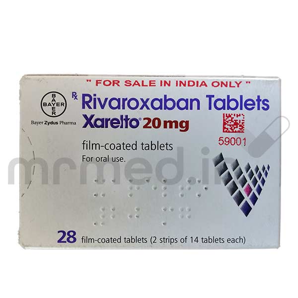 Buy Xarelto 20mg Tablet 28's Online View Uses, Price, and Side Effects